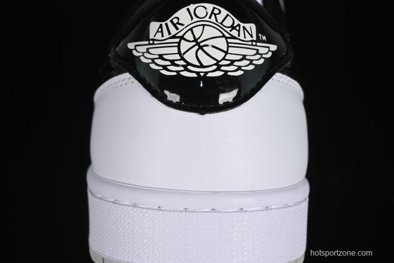 Nike Air Jordan 1 Low '85 Metallic Black White Blue - FB9933-102