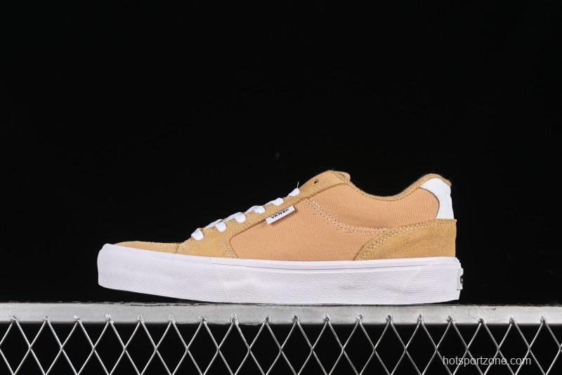 Vans Chukka Push Low-Top Skate Shoes in Beige with Slip-Resistant Sole - VN000CZW4MG