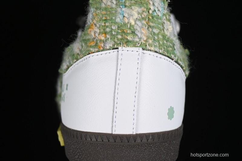 Adidas Originals Samba OG Low-Top Casual Sneakers with Panda Mischief Design - B75806