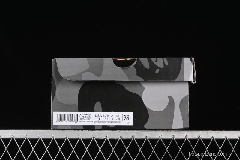 Nike Travis Scott x Fragment Design x Air Jordan 1 Low OG SP AJ1 Bape Collaboration - SJ0086-133
