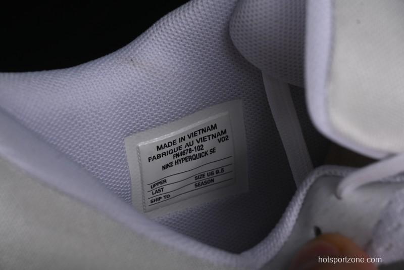 Nike Hyperquick SE Basketball Shoes with Cushioning and Breathability - FN4678-102