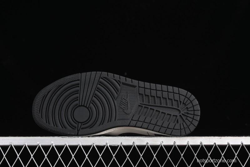 Nike Air Jordan 1 Low AJ1 Marvel Collaboration - Batman Custom High-End Low-Top Basketball Shoes - SJ6650-011