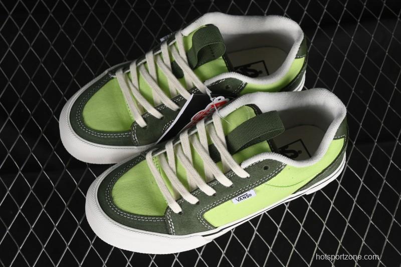 Vans Chukka Push Low-Top Skate Shoes with Slip-Resistant Sole in Apple Green - VN0008ZE08P
