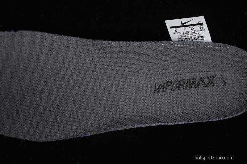 Nike Vapormax Flyknit Breathable Casual Running Shoes with Full-Length Air Cushion - 849557-002