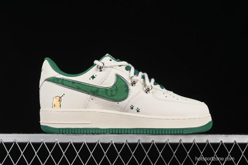 Nike Air Force 1 '07 Low x Capybara "Van Gogh" Casual Sneakers - LV0506-330