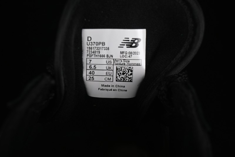 New Balance 370 Series Retro Casual Running Shoes - U370PB