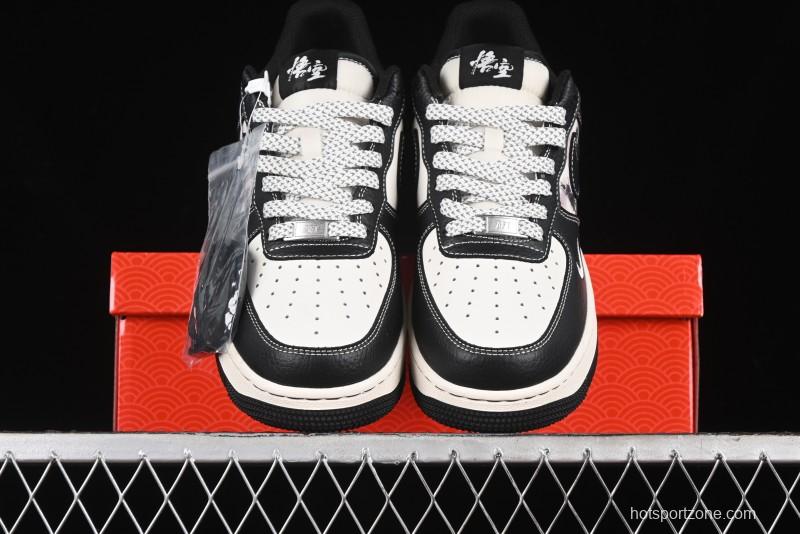 Nike Air Force 1 '07 Low Stussy Collaboration - Mythical Wukong Low-Top Casual Sneakers - XZ6188-555