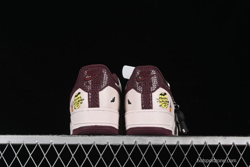 Nike Air Force 1'07 Low "Pumpkin Head" Halloween Themed Casual Sneakers - XL2321-888