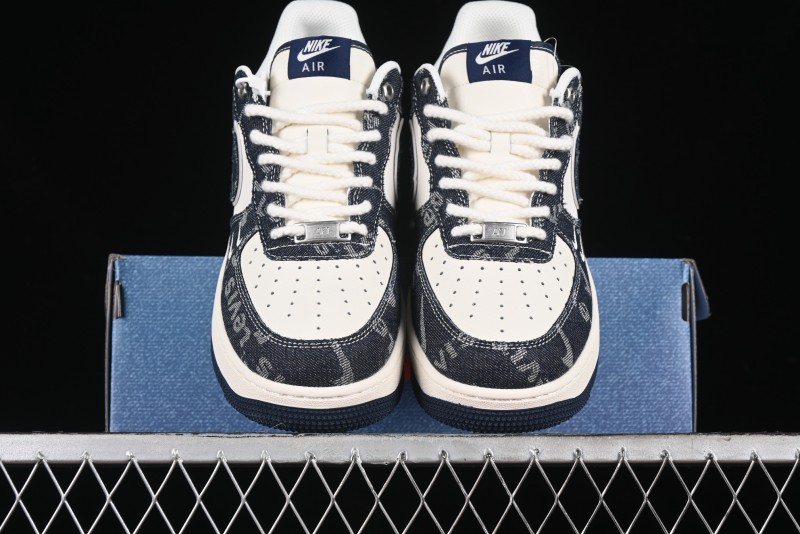 Nike Air Force 1 '07 Low Levi's Collaboration - Dark Denim Low-Top Casual Sneakers SJ6698-002