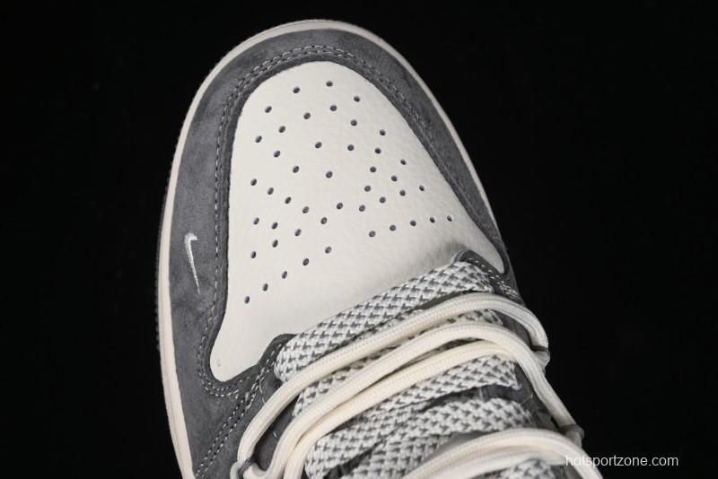Nike Air Jordan 1 Low Retro Basketball Shoes with Custom Bear Collaboration - SJ9950-018
