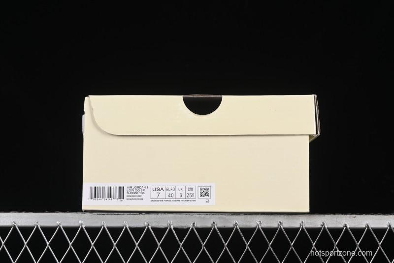 Nike Travis Scott x Fragment Design x Air Jordan 1 Low OG SP AJ1 Supreme Collaboration - SJ0086-134