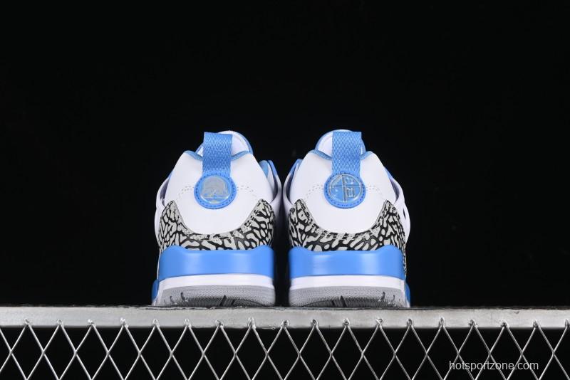 Nike Jordan Spizike Low AJ Hybrid Design Sneakers with Cracked Leather and Multi-Element Fusion - FQ1759-141