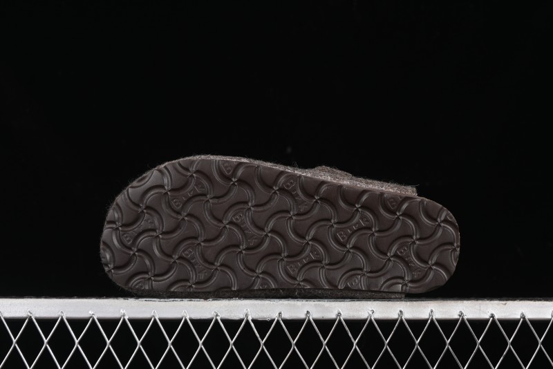 Birkenstock Half-Fur Slide Sandals with Wool Lining - G.D4