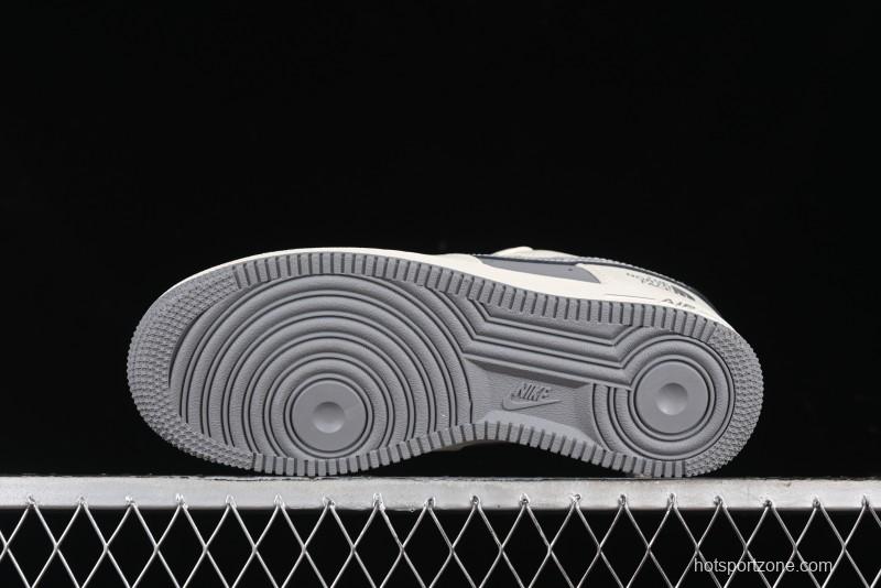 Nike Air Force 1 '07 Low The North Face Bear Collaboration - Beige Grey Swoosh Low-Top Casual Sneakers - KK1988-011