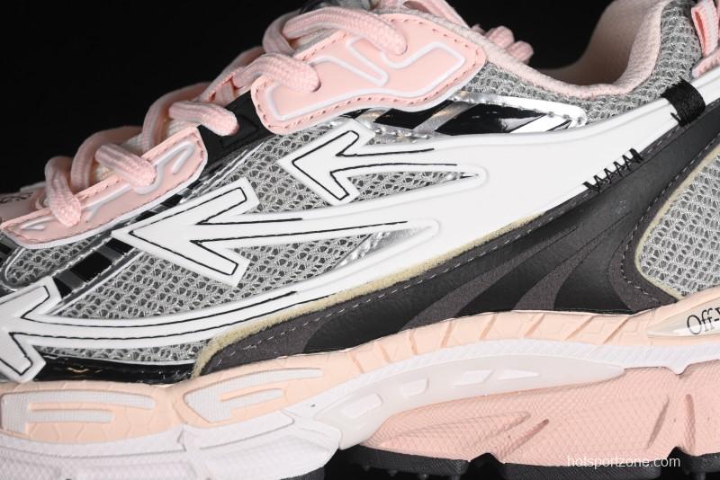 Off-White Be Right Low-Top Lifestyle Sneakers in White Pink - X.E5