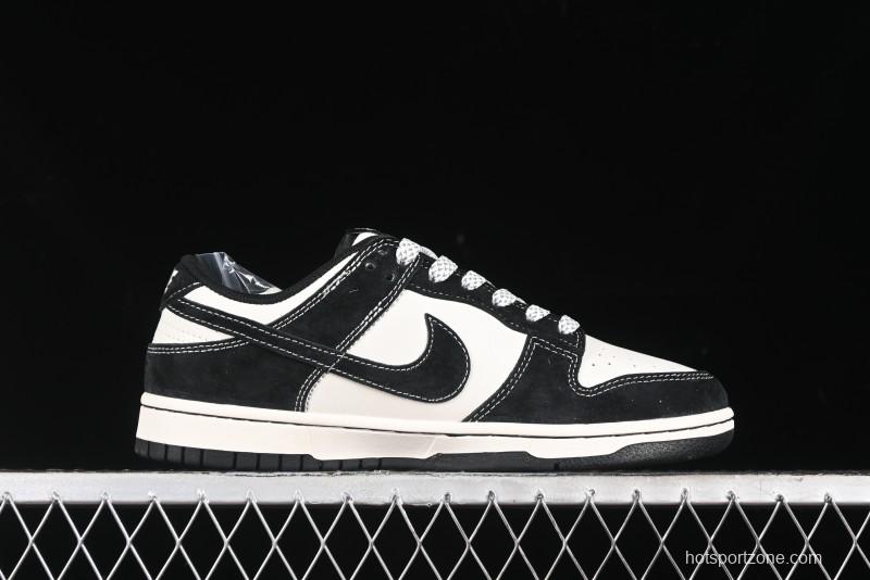 Nike SB Dunk Low Stussy Collaboration - Black Wukong Anniversary High-End Custom Low-Top Casual Sneakers - XX2025-555
