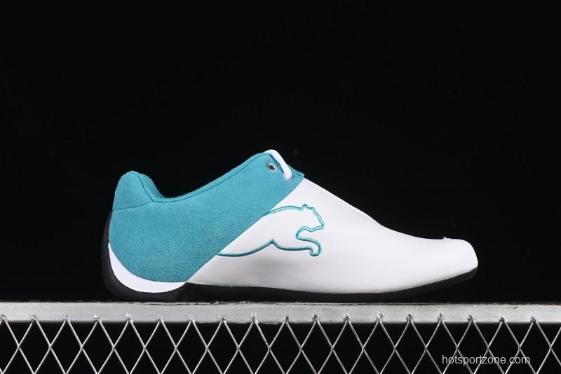 Puma Sparco Future Round Toe Lace-Up Leather Fabric Low-Top Lifestyle Casual Shoes - 307891-01