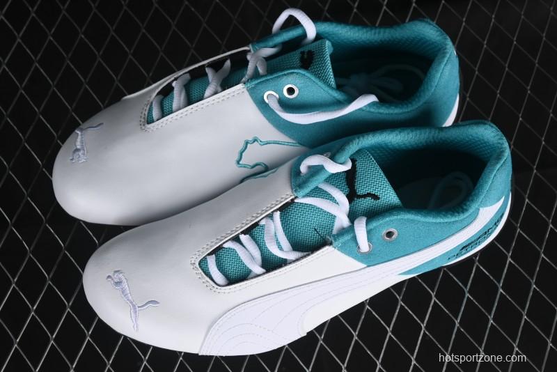 Puma Sparco Future Round Toe Lace-Up Leather Fabric Low-Top Lifestyle Casual Shoes - 307891-01