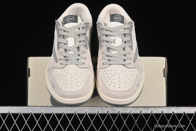 Nike Travis Scott x Fragment Design x Air Jordan 1 Low OG SP Sneakers - JH6088-612