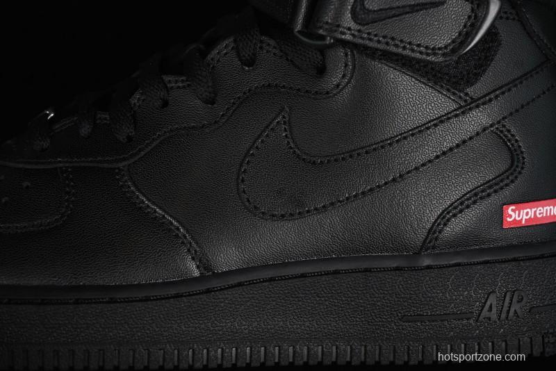 Nike Supreme x Air Force 1 Mid Casual Sneakers - FZ8784-001
