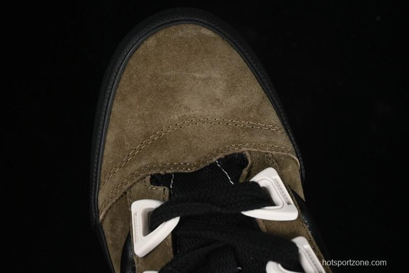 Vans Knu Skool DR Black Green New Series Chunky Sneakers - VN000CZU0BP