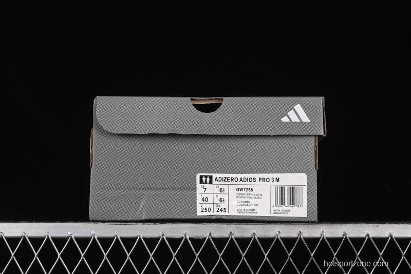 Adidas Adizero Adios Running Shoes with Breathable Low-Top Design - GW7258