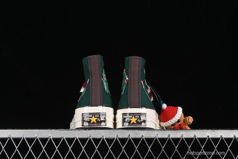 Converse 1970s Christmas Theme High Top Casual Sneakers for Winter - A12455C