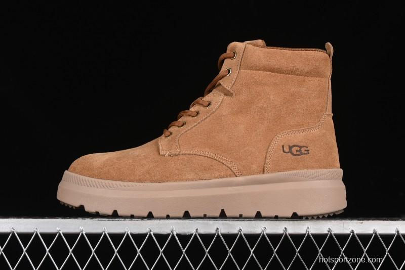 UGG Burleigh Boot Men's Lace-Up Winter Snow Boots with Lightweight Anti-Slip Combo Sole - 1153750