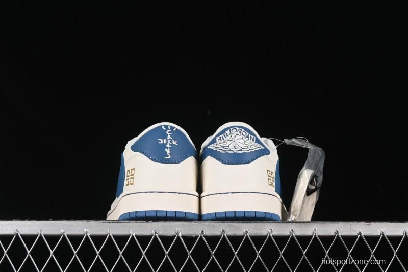 Nike Travis Scott x Fragment Design x Air Jordan 1 Low OG SP AJ1 Retro Casual Sneakers - CF3688-025