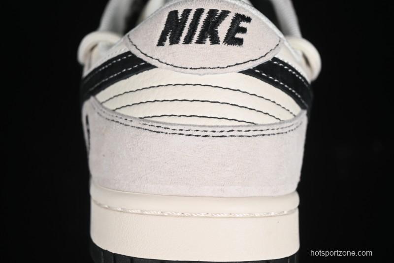 Nike SB Dunk Low BAPE Collaboration - Strap Black Hook Anniversary High-End Custom Low-Top Casual Skate Shoes SJ2068-299