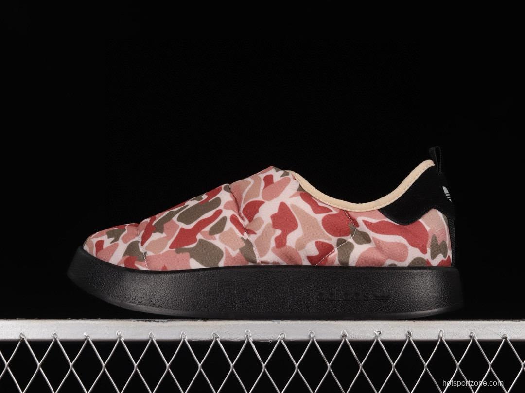 Adidas Ruffylette HP9076 Winter Slip-On Sneakers with Warm Lining - HP9076