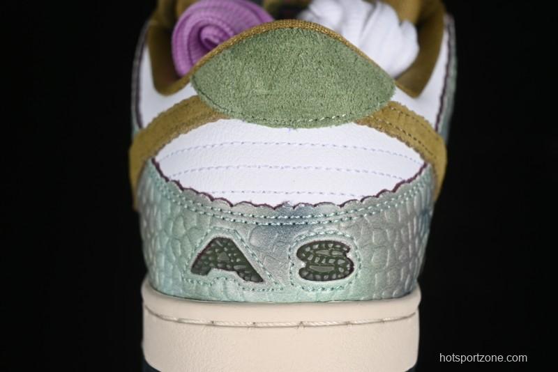 Nike Alexis Sablone x SB Dunk Low Reptile SB Low Top Casual Skate Shoes - HJ3386-300