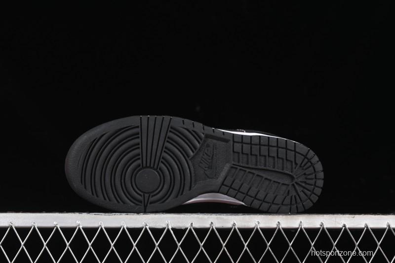 Nike SB Dunk Low Casual Skate Shoes in Black Pink - CW1590-100