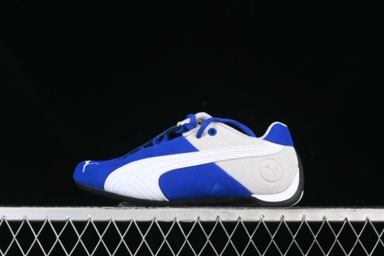Puma Sparco Future Round Toe Lace-Up Leather Fabric Low-Top Lifestyle Casual Shoes - 307936-02