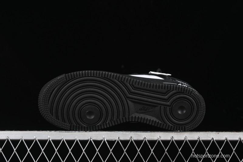 Nike Air Force 1 '07 Low Retro Street Spray White Peach Bubble Casual Sneakers - ZH0316-038