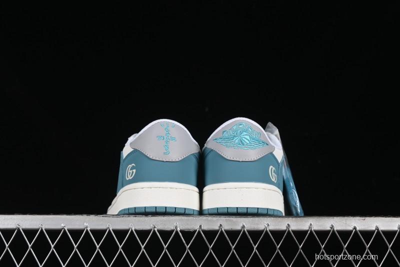 Nike Travis Scott x Fragment Design x Air Jordan 1 Low OG SP AJ1 Retro Sneakers - LJ5188-022