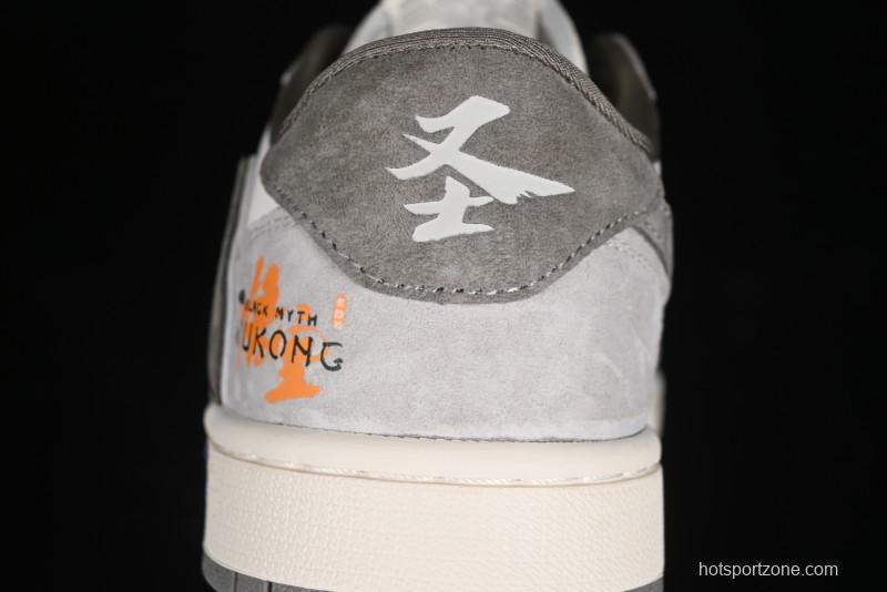 Nike Travis Scott x Fragment Design x Air Jordan 1 Low OG SP AJ1 Low-top Casual Sneakers - DM6688-610