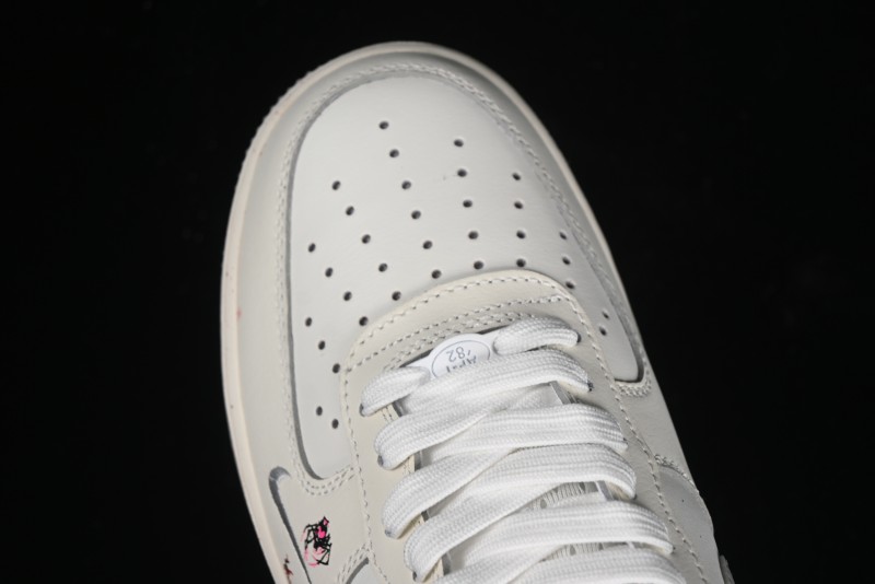 Nike Air Force 1 '07 Low Halloween Edition "Mercury Spider" Casual Sneakers - FB1893-333