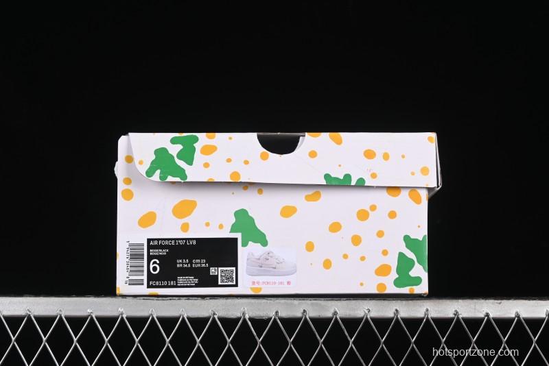 Nike Air Force 1 '07 Low Pink Deconstructed Swoosh Casual Sneakers - FC8110-181