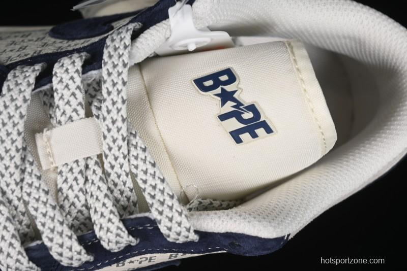 Nike Air Jordan 1 Low BAPE Collaboration Retro Basketball Shoes - WG8850-015