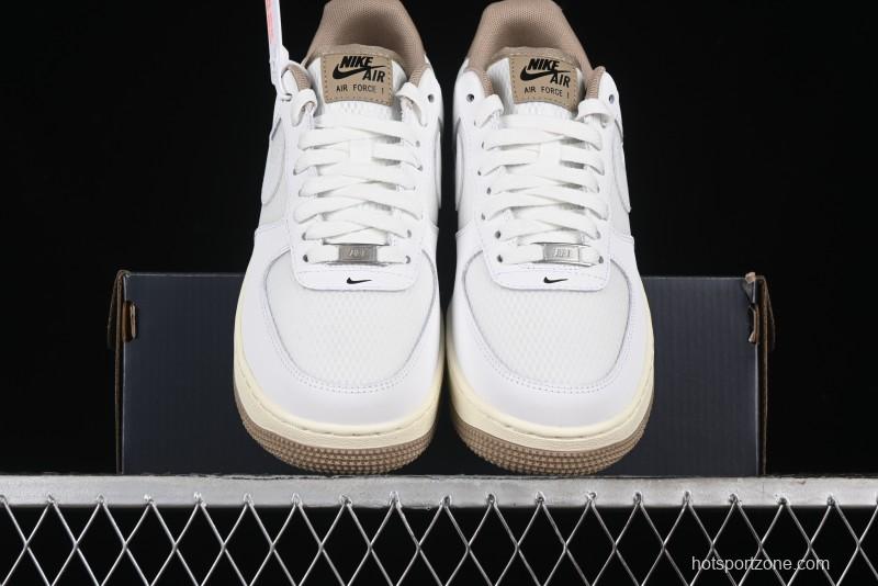 Nike Air Force 1 '07 Low Casual Sneakers with Full-Length Air Cushion - FZ5225-100