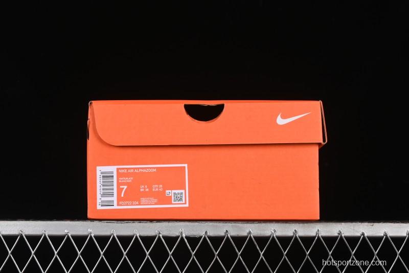 Nike Air Alphazoom Breathable Mesh Lightweight Durable Running Shoes - FD2722-104