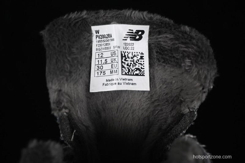 New Balance 2002R Series Hook & Loop Kids Shoes with Fleece Lining - PV2002RA