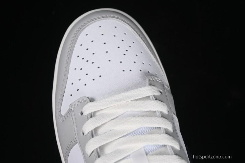 Nike Dunk Low SB Casual Sneakers in Photon Dust and White with Obsidian Accents - HF4299-001