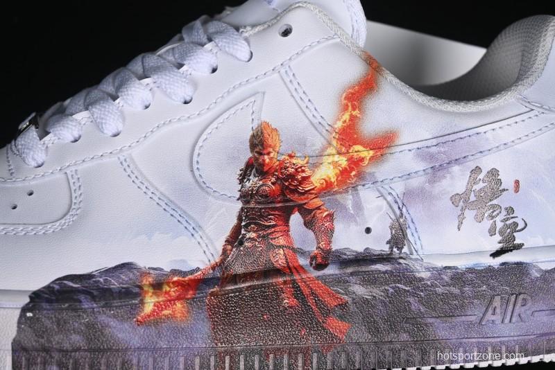 Nike Air Force 1 '07 Low Black Myth Wukong Themed Casual Sneakers - 315122-111