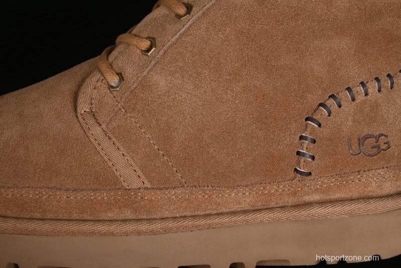 UGG Neumel Moc Ankle Boots in Chestnut Suede with Premium Comfort - 1153631