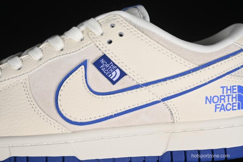 Nike SB Dunk Low The North Face Collaboration Anniversary Edition Custom Low-Top Casual Skate Shoes - KK1333-007