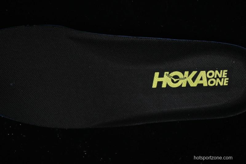 Hoka Mafate Three 2 Ultra-Lightweight Cushioned Trail Running Shoes with Vibram Outsole - 1141572 BHK