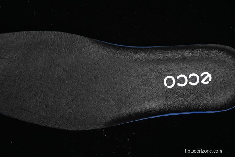 Ecco Block Brogue Business Derby Round Toe Genuine Leather Dress Shoes - 63667201001