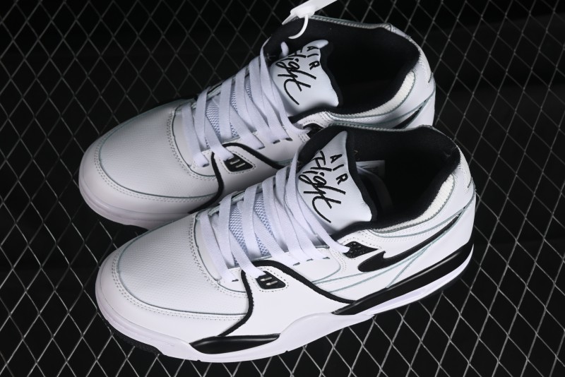 Nike Air Flight 89 Low Basketball Shoes with Air Cushion Technology - HF9382-100